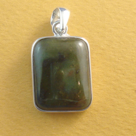 BUTTONGRASS JADE® PENDANT. (J284)