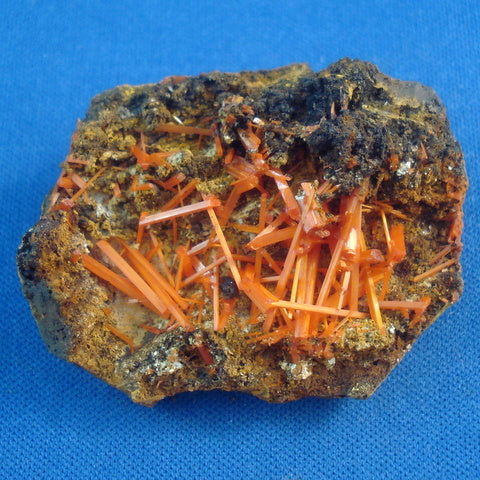 CROCOITE. The Adelaide Mine, Dundas, Tasmania. 15x30x40mm (M892)