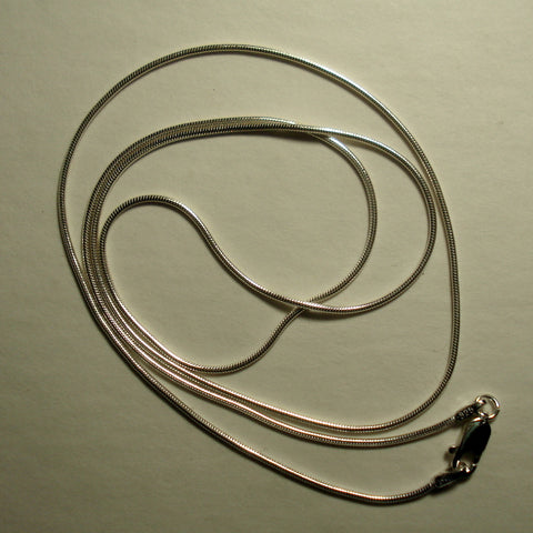 Silver snake chain, 20" (SSC2)